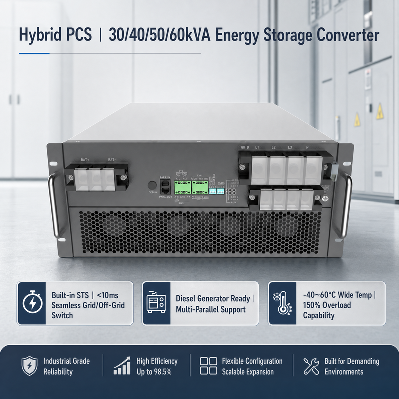 Conversor de Armazenamento para Micro-rede HCPS 100~125kW